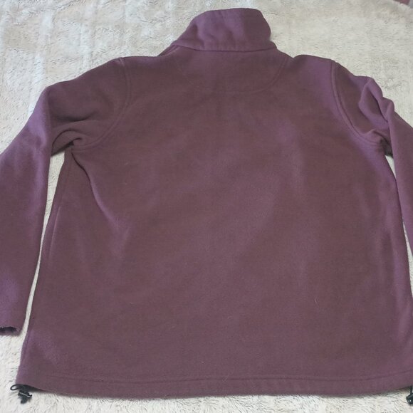 Natural Reflections Womens Fleece Purple Jacket Size XL Zip Up EUC - Picture 2 of 10